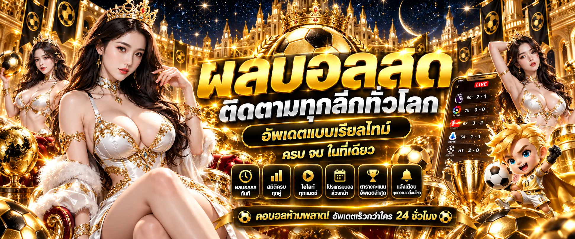 ผลบอลสด ROOM89 อัปเดตเรียลไทม์ทุกลีกดัง