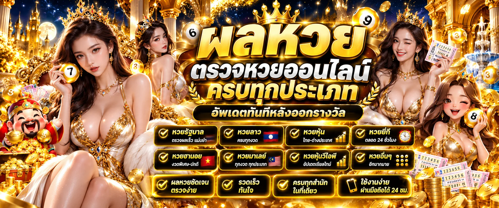 ผลหวย ROOM89 ตรวจรางวัลหวยไทยและต่างประเทศ